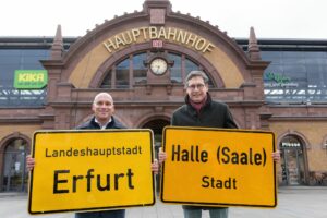 Erfurt oder Halle wollen Konzernzentrale der Deutschen Bahn