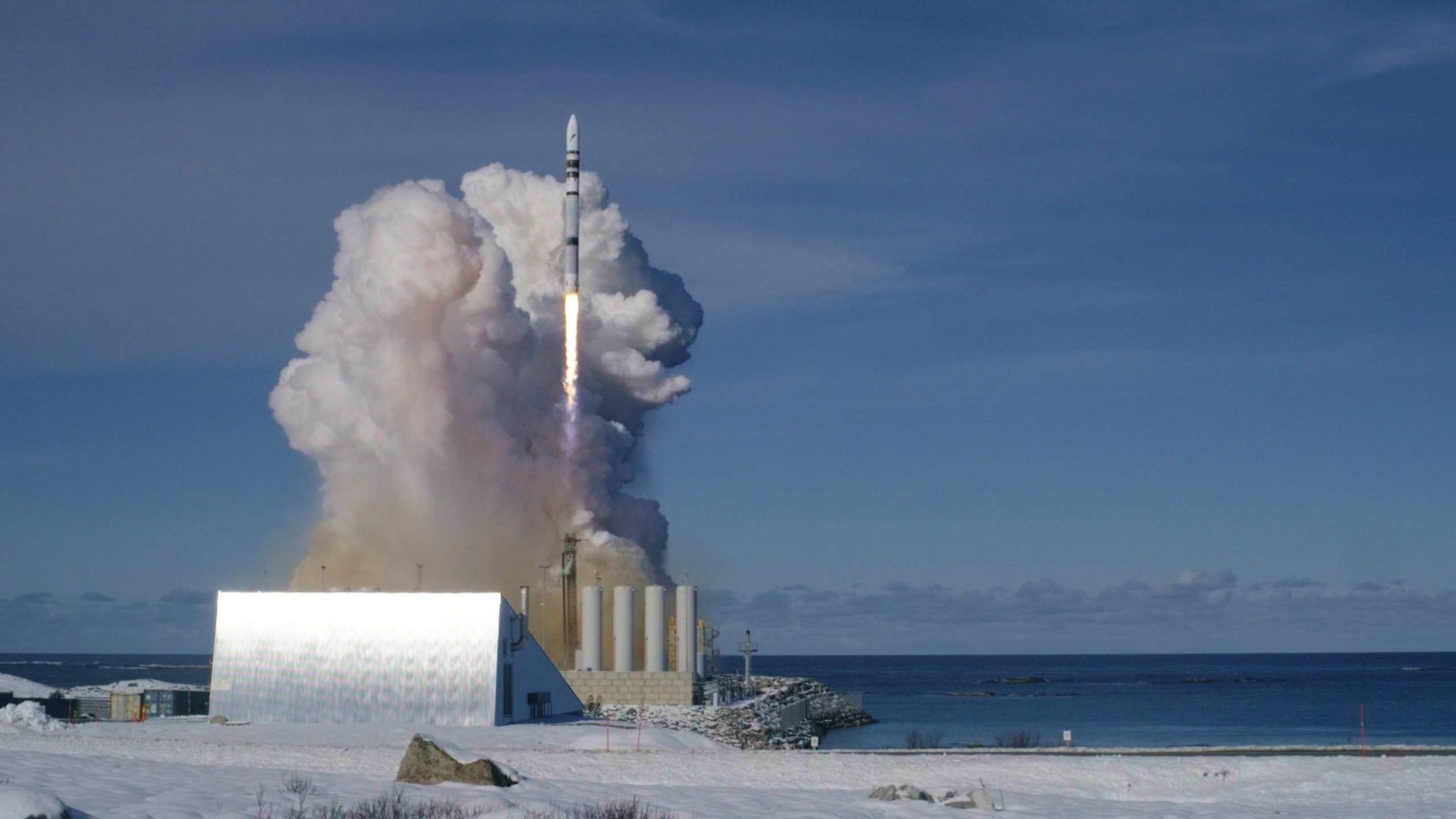 Deutsche Rakete gestartet – 30-Sekunden-Flug