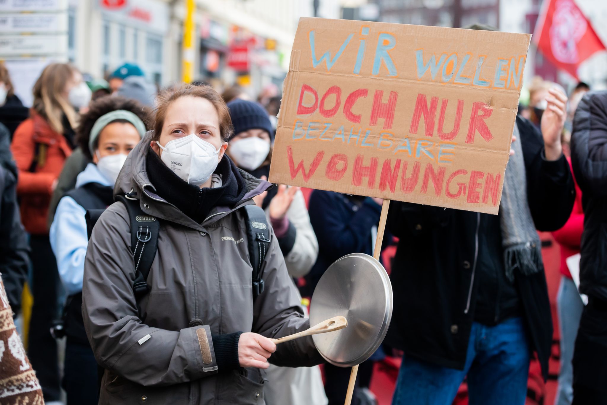 Tausende protestieren in Berlin gegen Mietendeckel-Aus