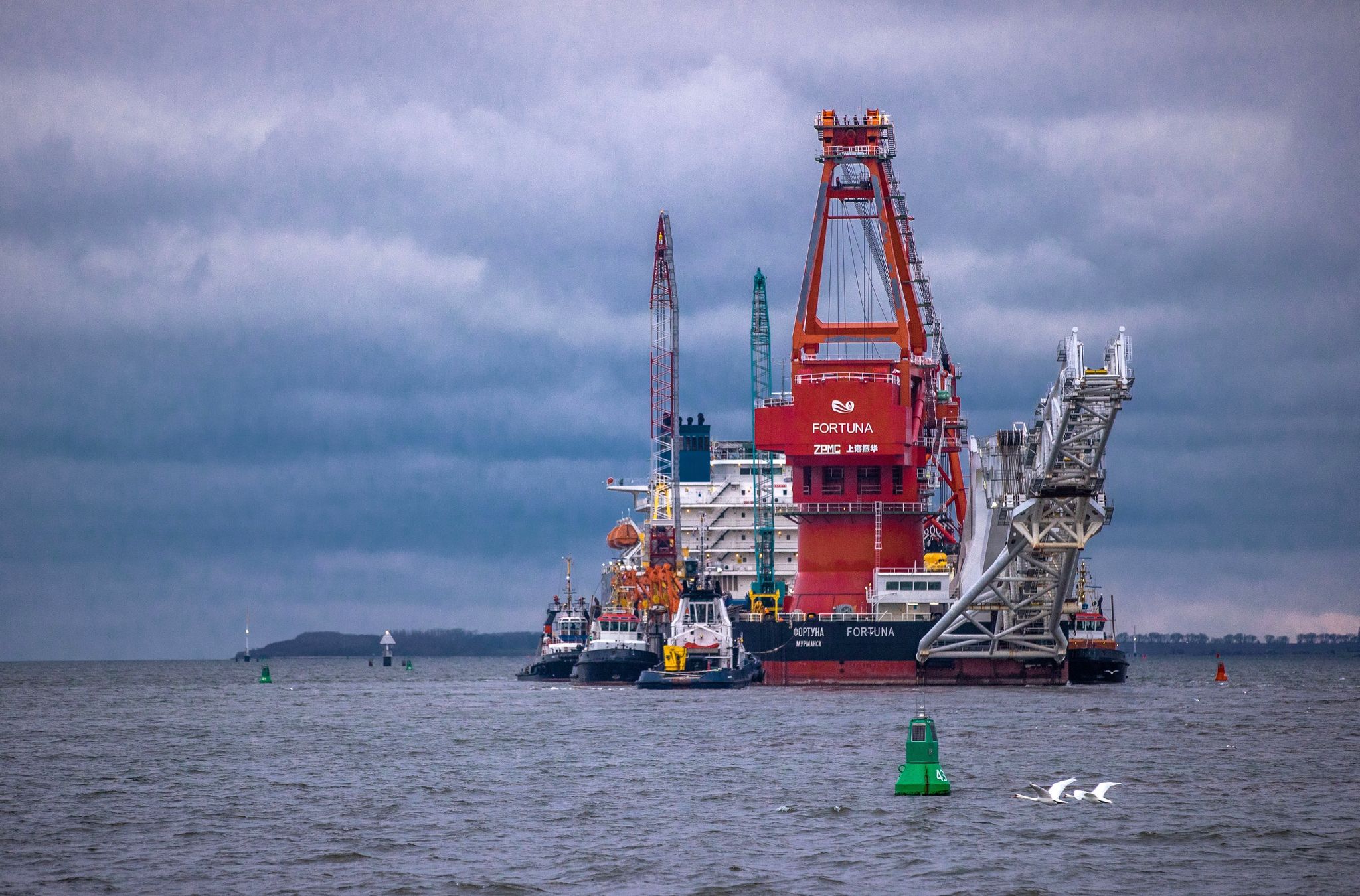 Arbeiten an Nord Stream 2 laufen weiter
