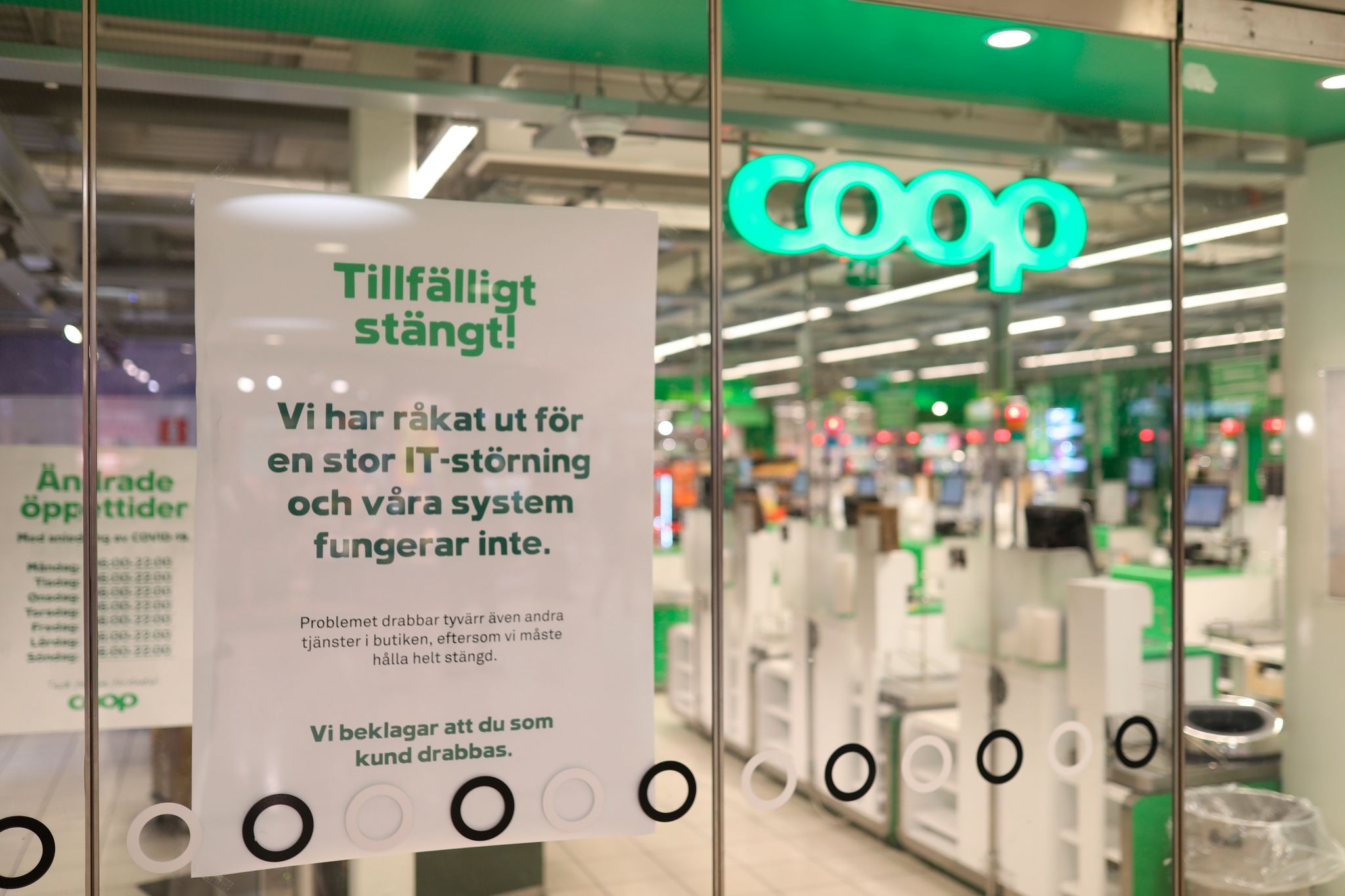 Coop-Filialen in Schweden öffnen nach Hackerangriff