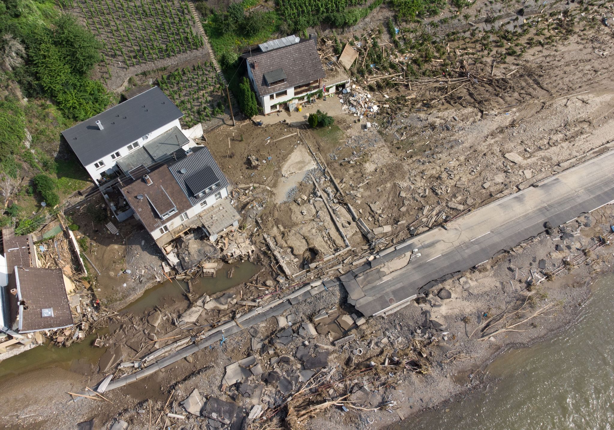 Allianz: Schäden durch Hochwasser etwa 400 Millionen Euro
