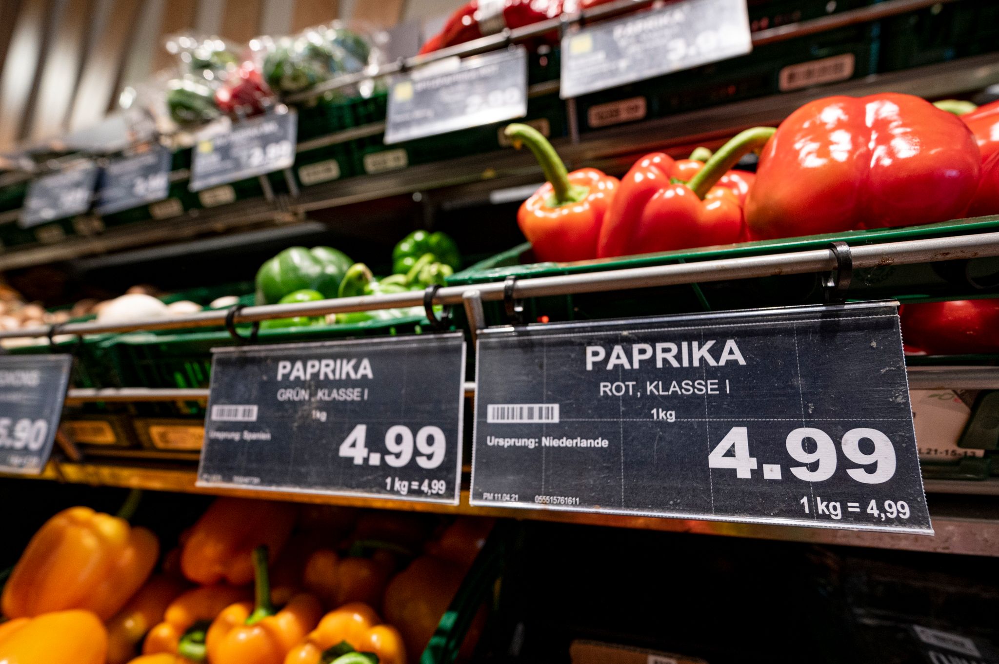 Inflationsrate auf höchstem Stand seit fast 30 Jahren