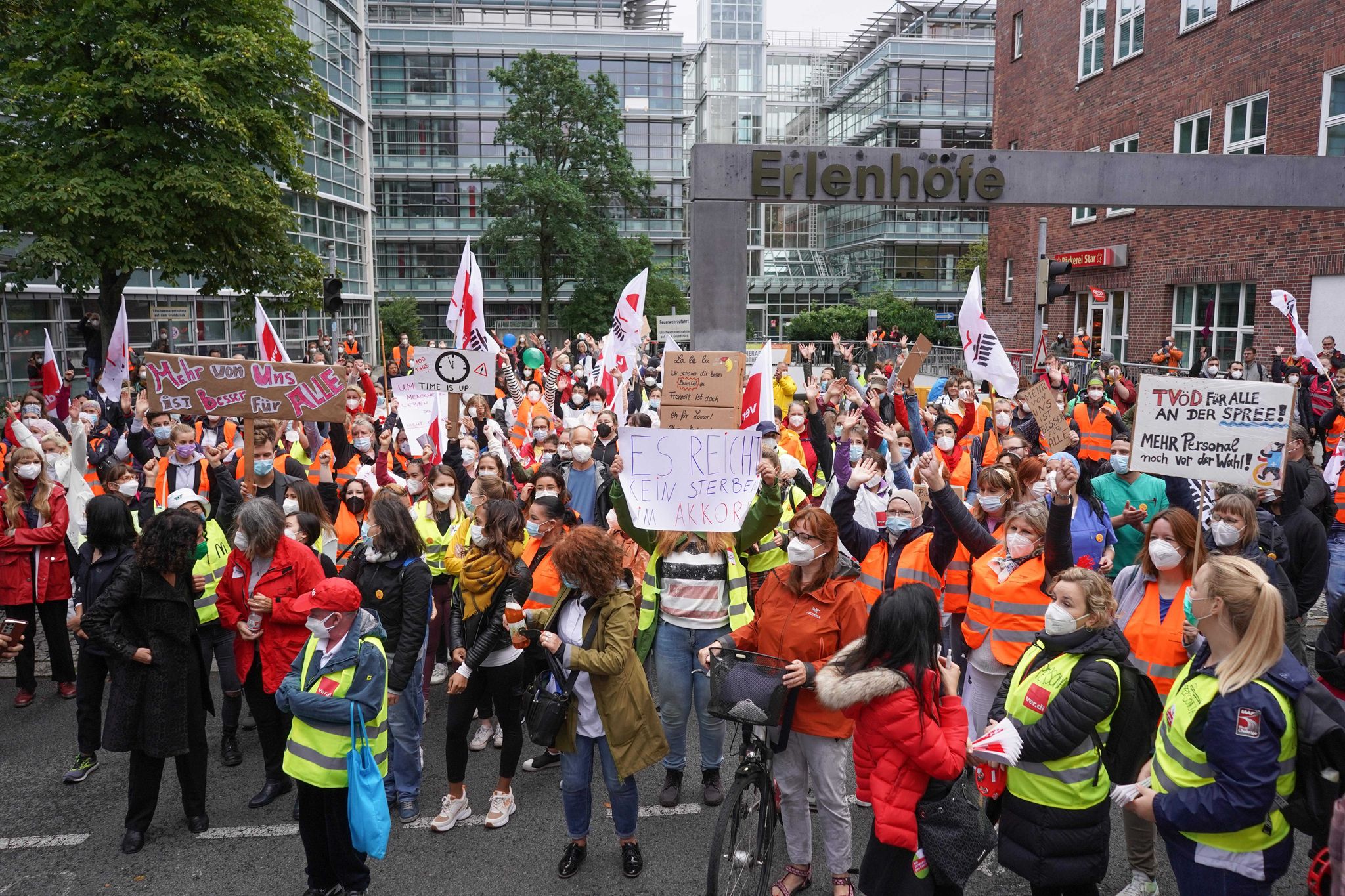 Verdi will Vivantes-Warnstreik wieder hochfahren