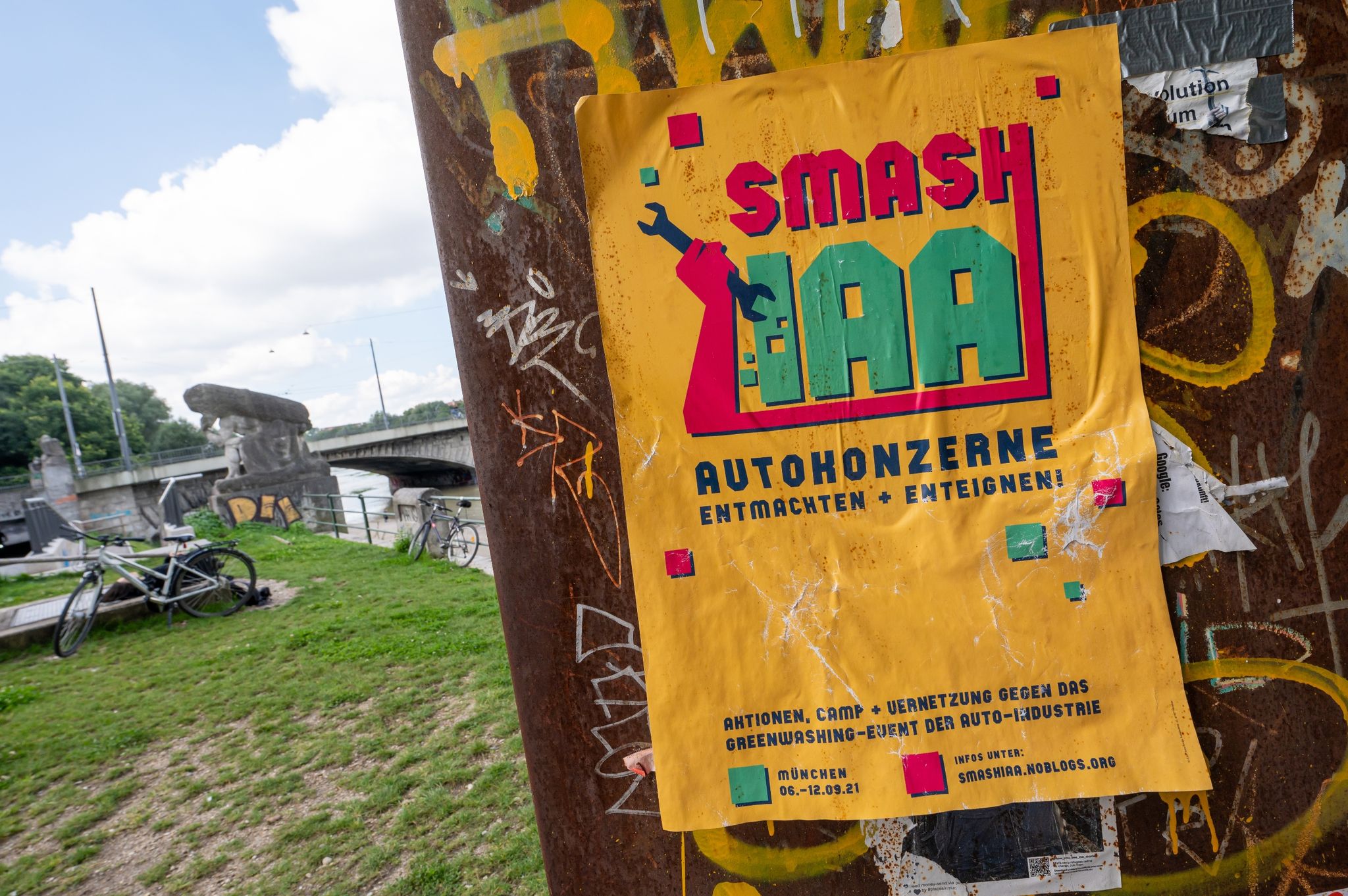 Der Protest verfolgt die IAA