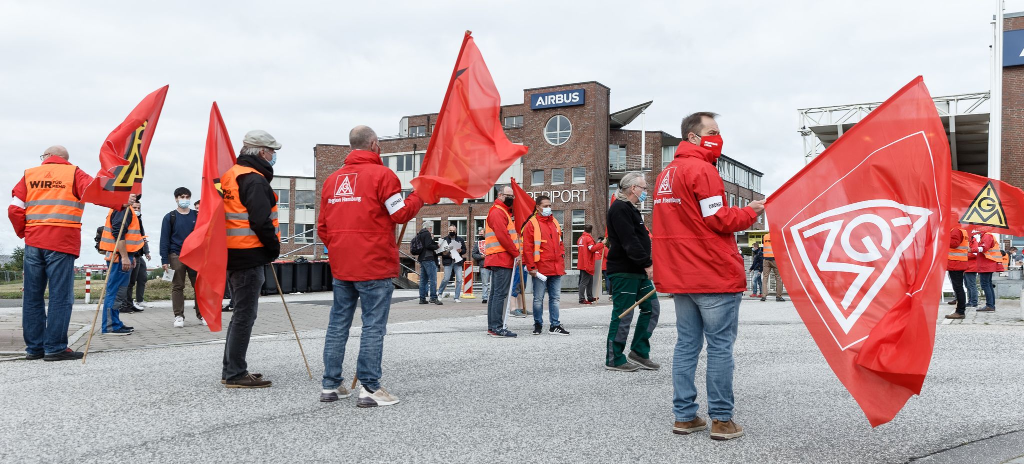 Warnstreik bei Airbus und Premium Aerotec