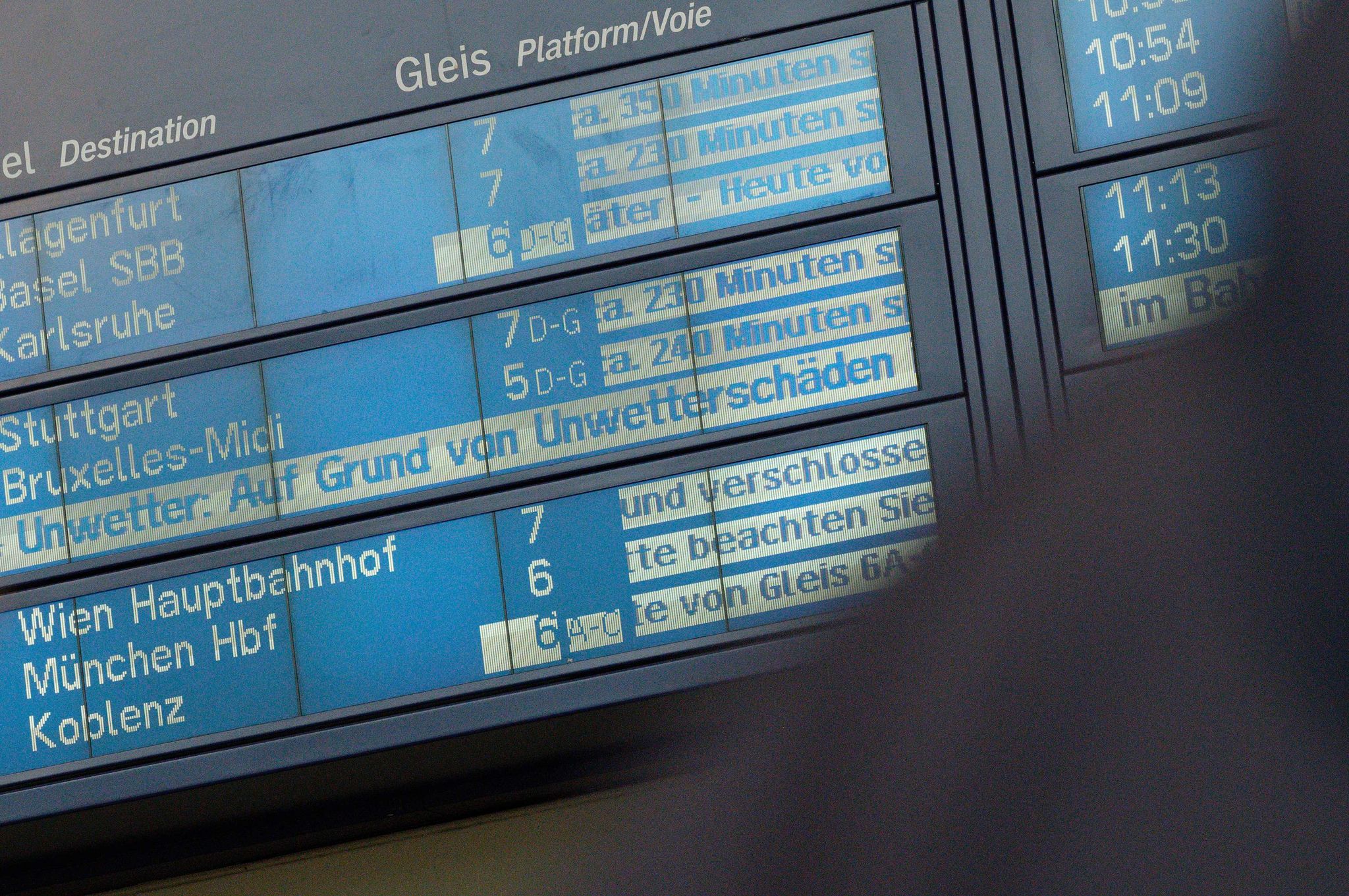 Mehr Zugverspätungen im Oktober bei der Deutschen Bahn