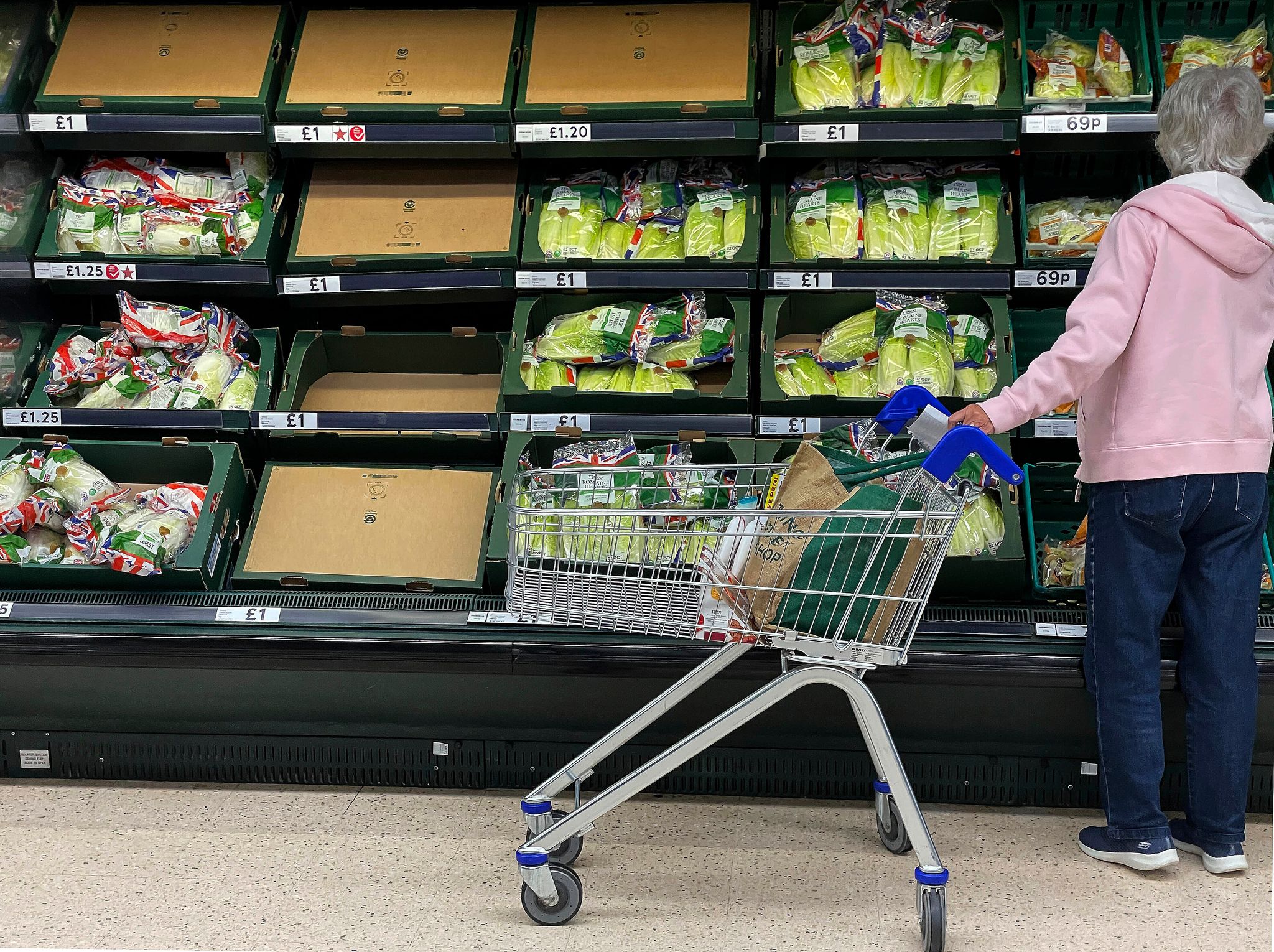 Briten haben weniger Auswahl bei Lebensmitteln und Alkohol
