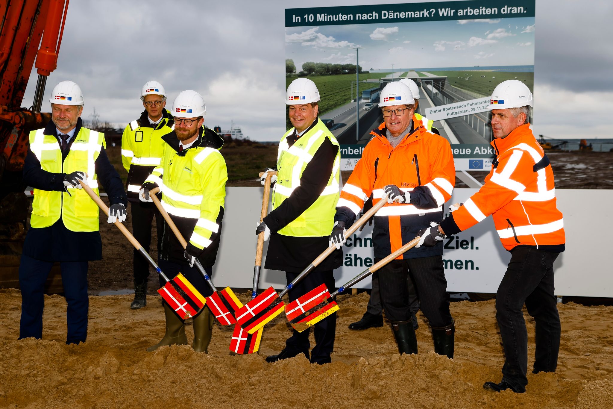 Symbolischer Baustart für Ostseetunnel auf Fehmarn