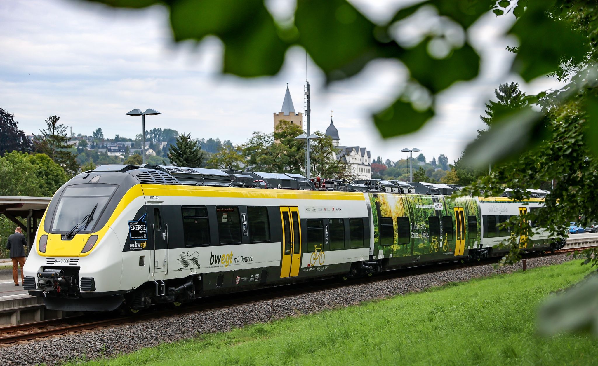 Batteriezug mit Gästen: Test in Baden-Württemberg und Bayern