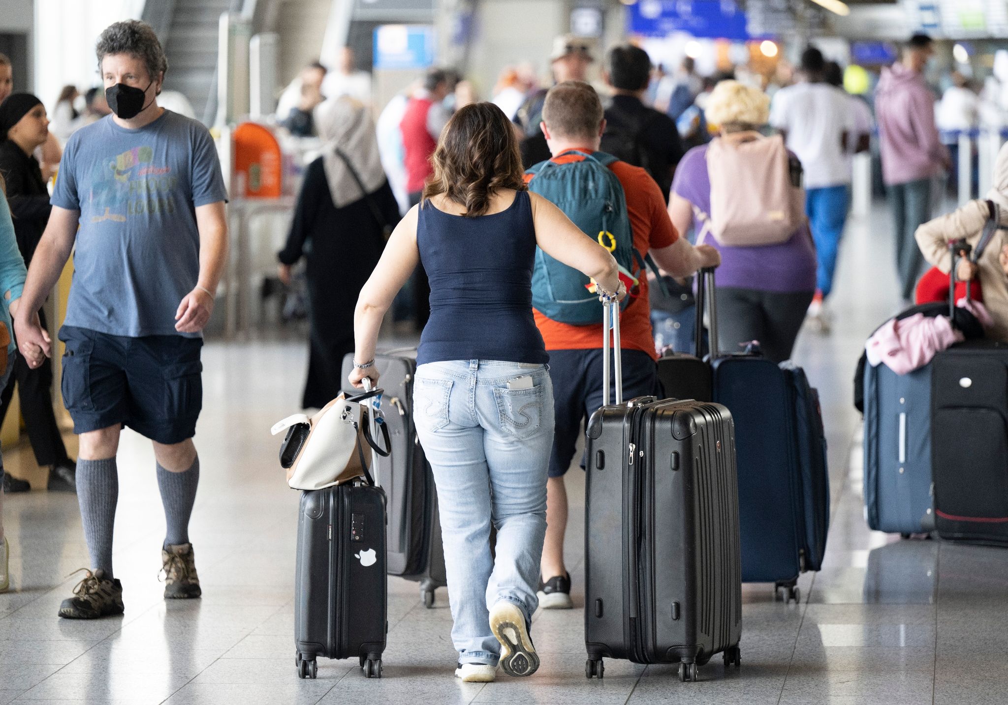 Frankfurter Flughafen vor härtestem Wochenende des Jahres