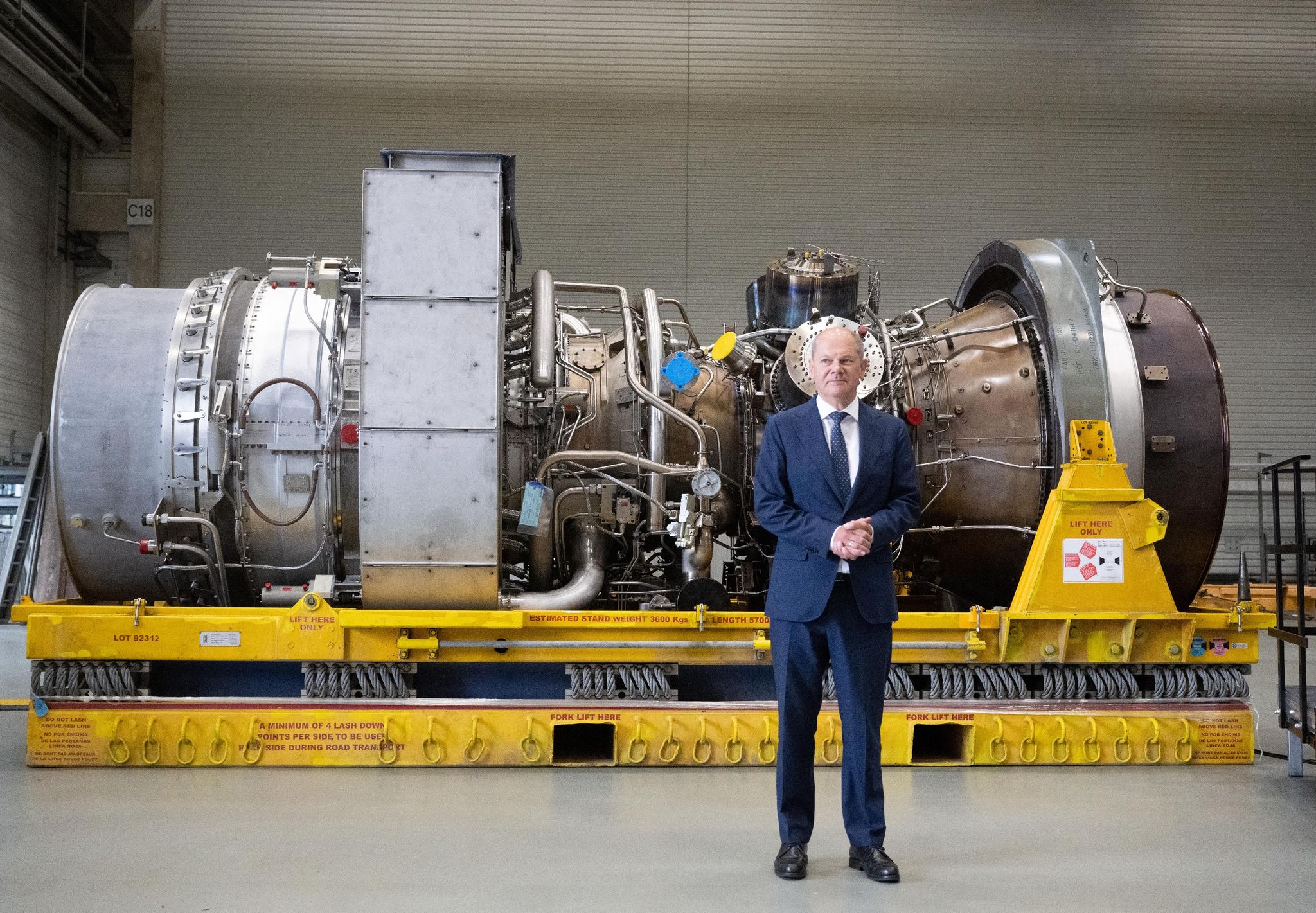 Scholz: Gas-Turbine kann jederzeit geliefert werden