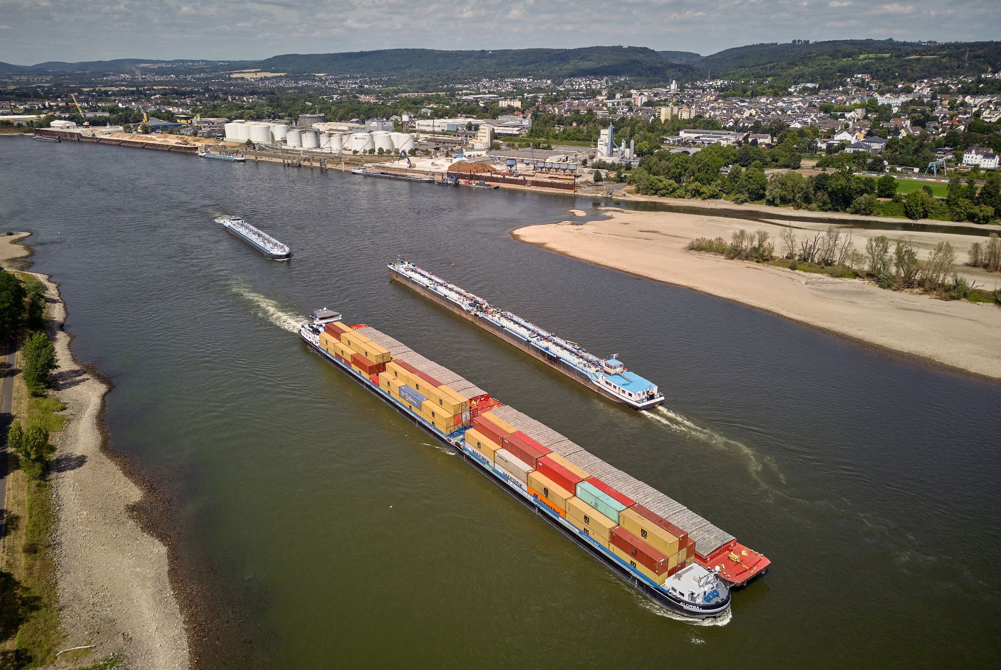 Loreley-Trip – Binnenschiffer kämpfen mit Niedrigwasser