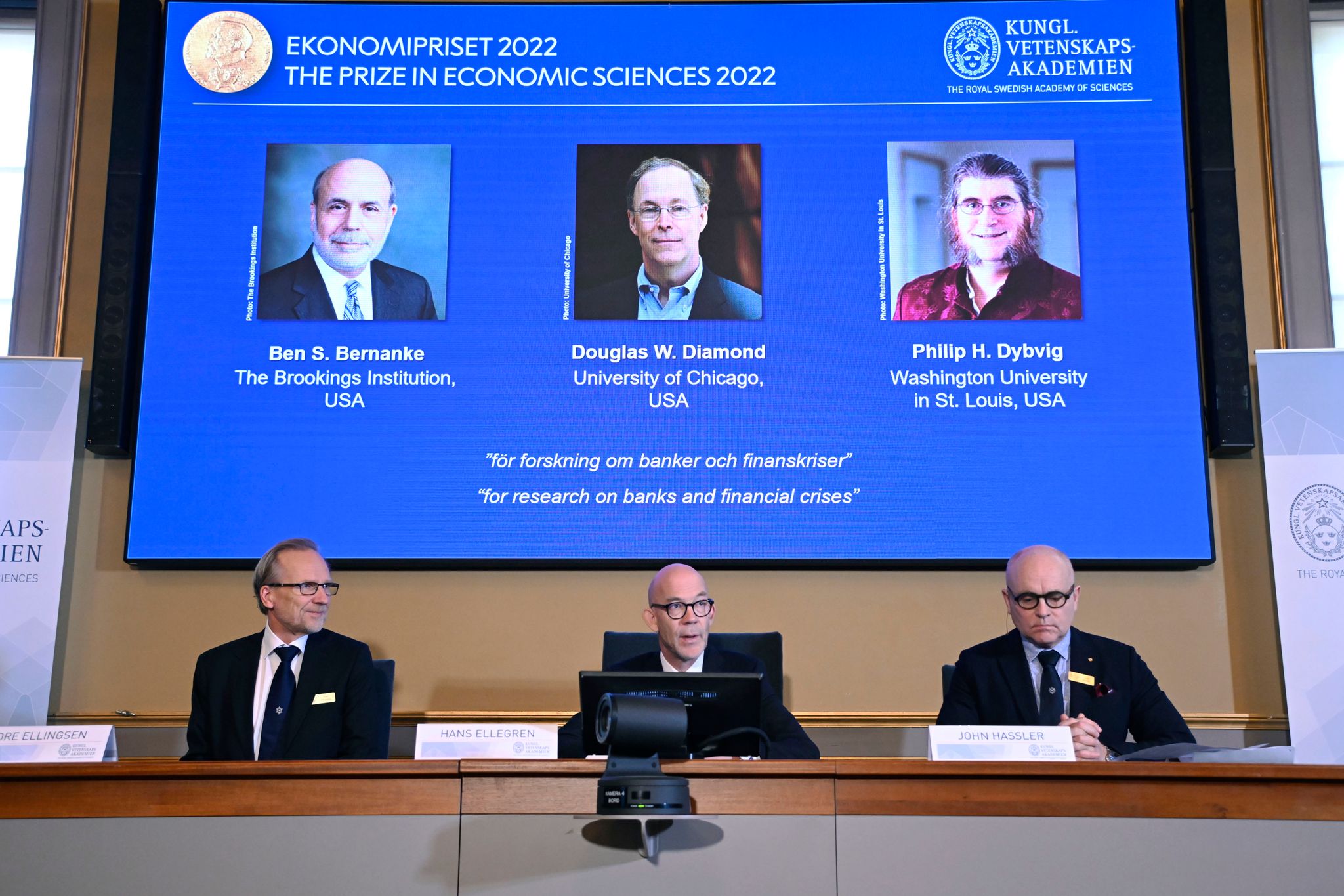 Wirtschaftsnobelpreis für drei US-Ökonomen