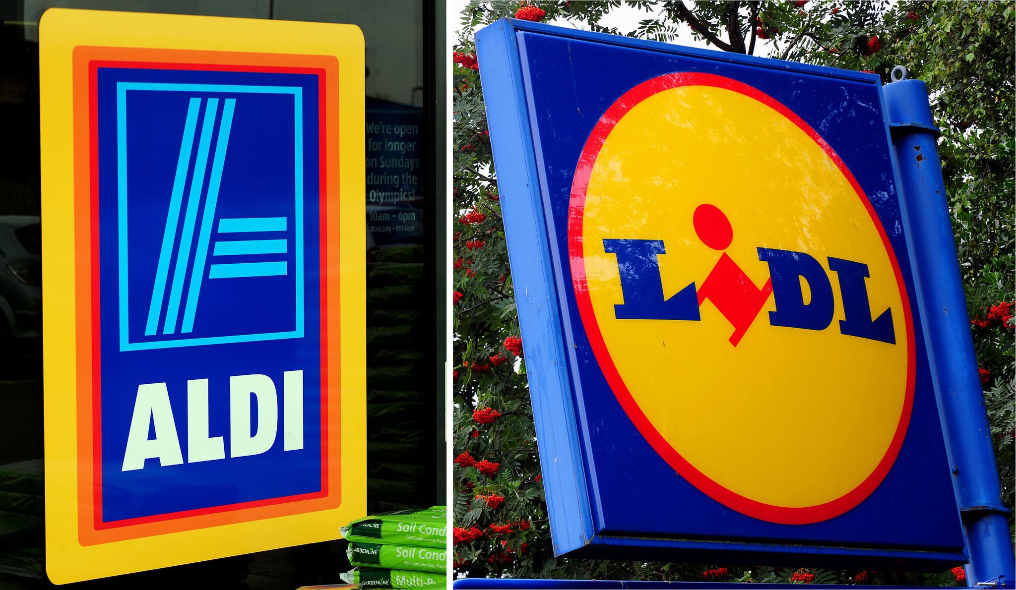 Aldi und Lidl mischen britischen Lebensmittelmarkt auf
