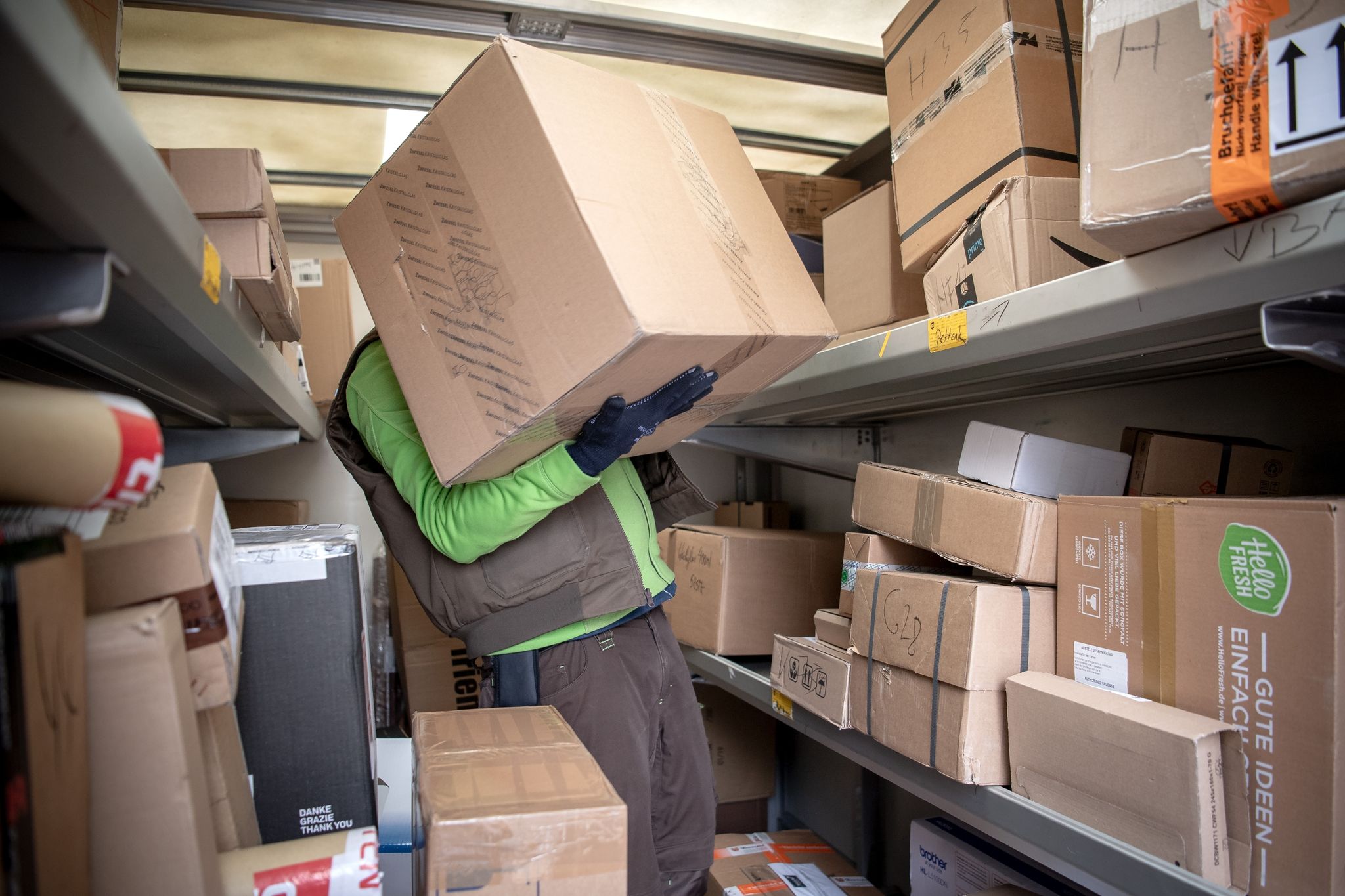 Großkundgebung von Verdi zu Novelle des Postgesetzes