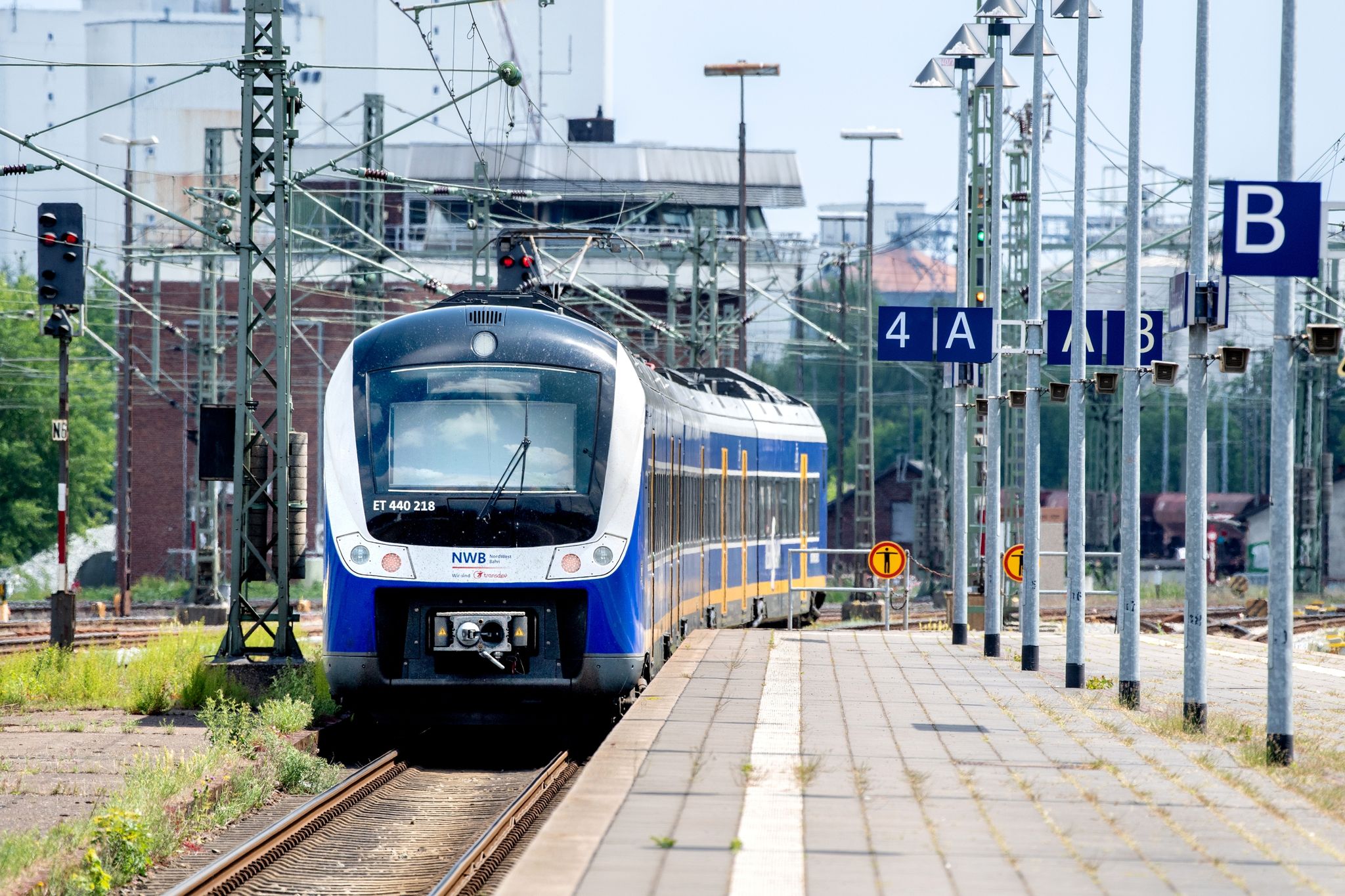 Warnstreik bei Privatbahnen in Hannover und NRW