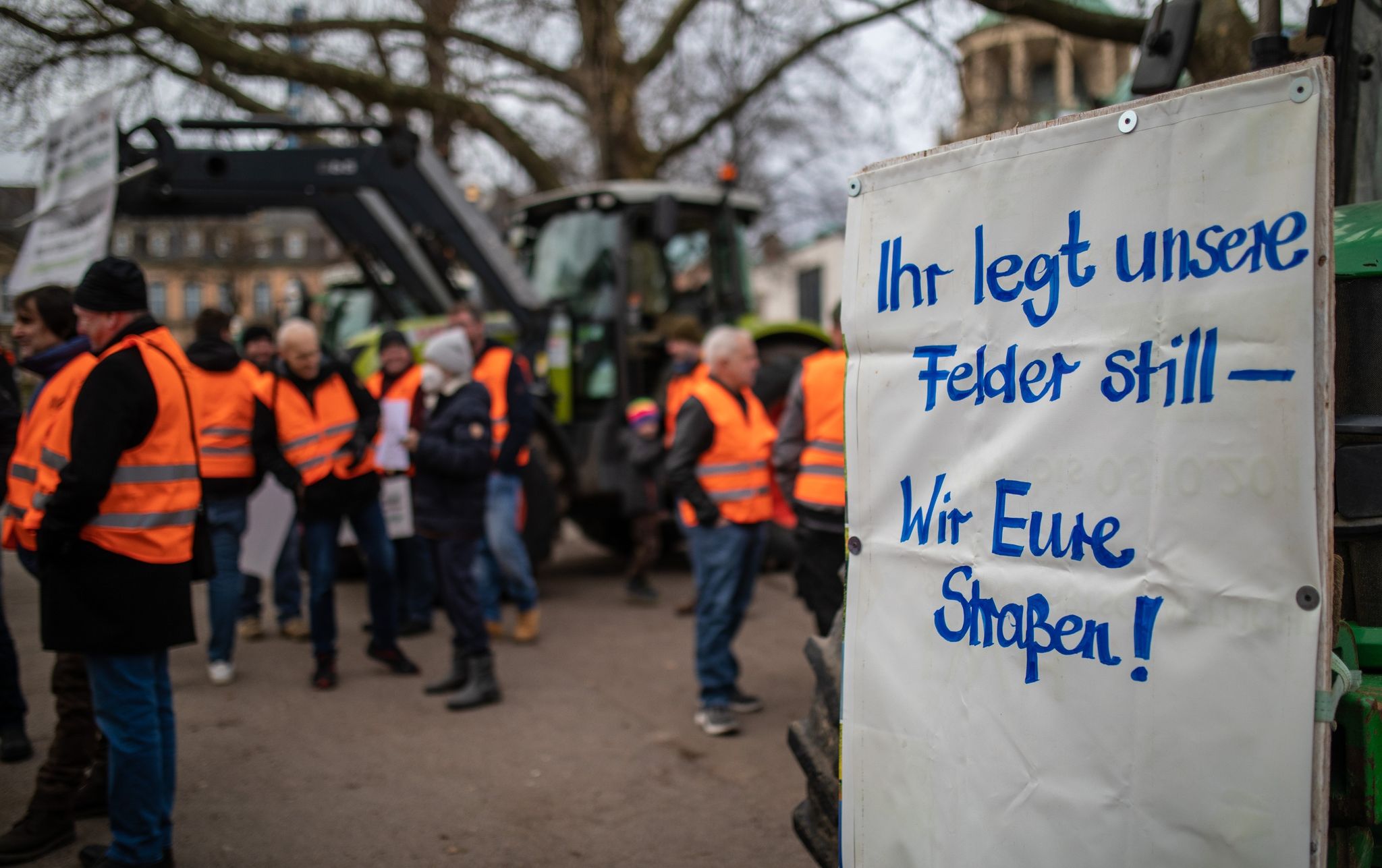 Große Verkehrsbehinderungen wegen Bauernprotesten erwartet
