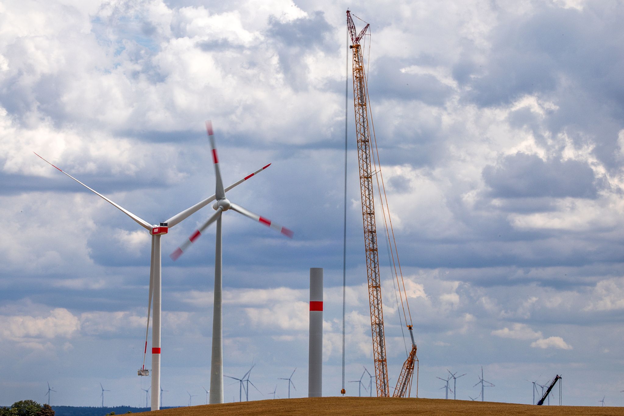 Deutlich mehr neue Windräder – es klafft aber eine Lücke