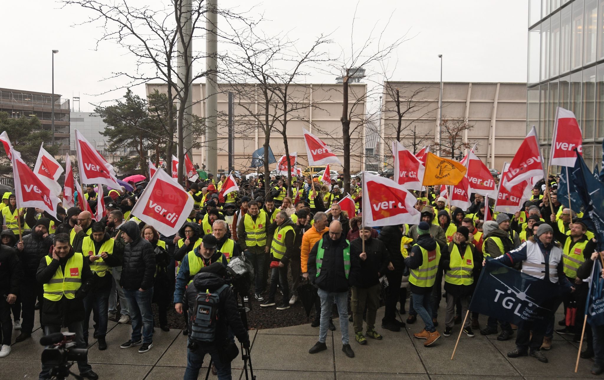 Verdi wertet Warnstreik bei Lufthansa als großen Erfolg