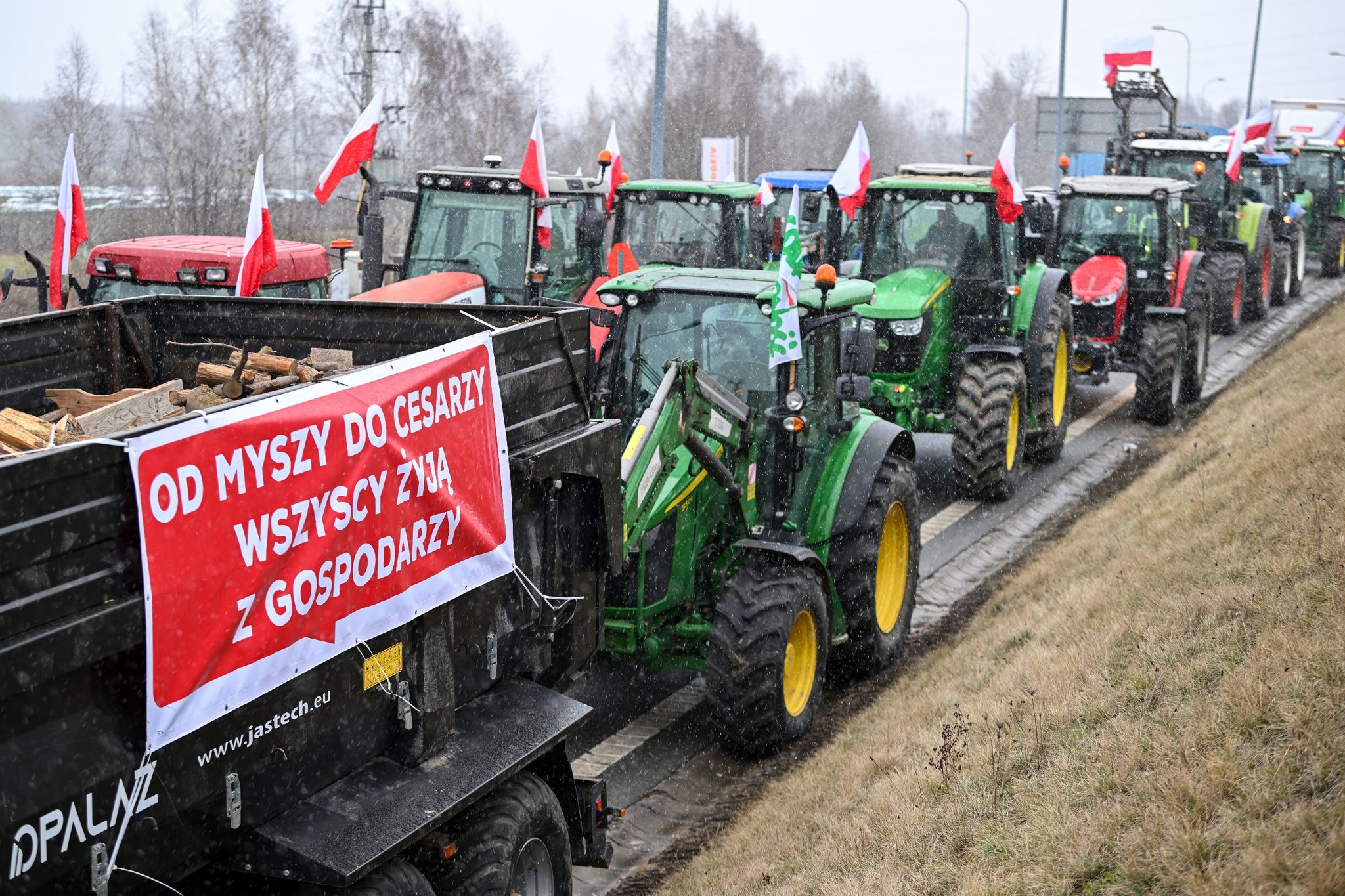 Bauernproteste in ganz Polen