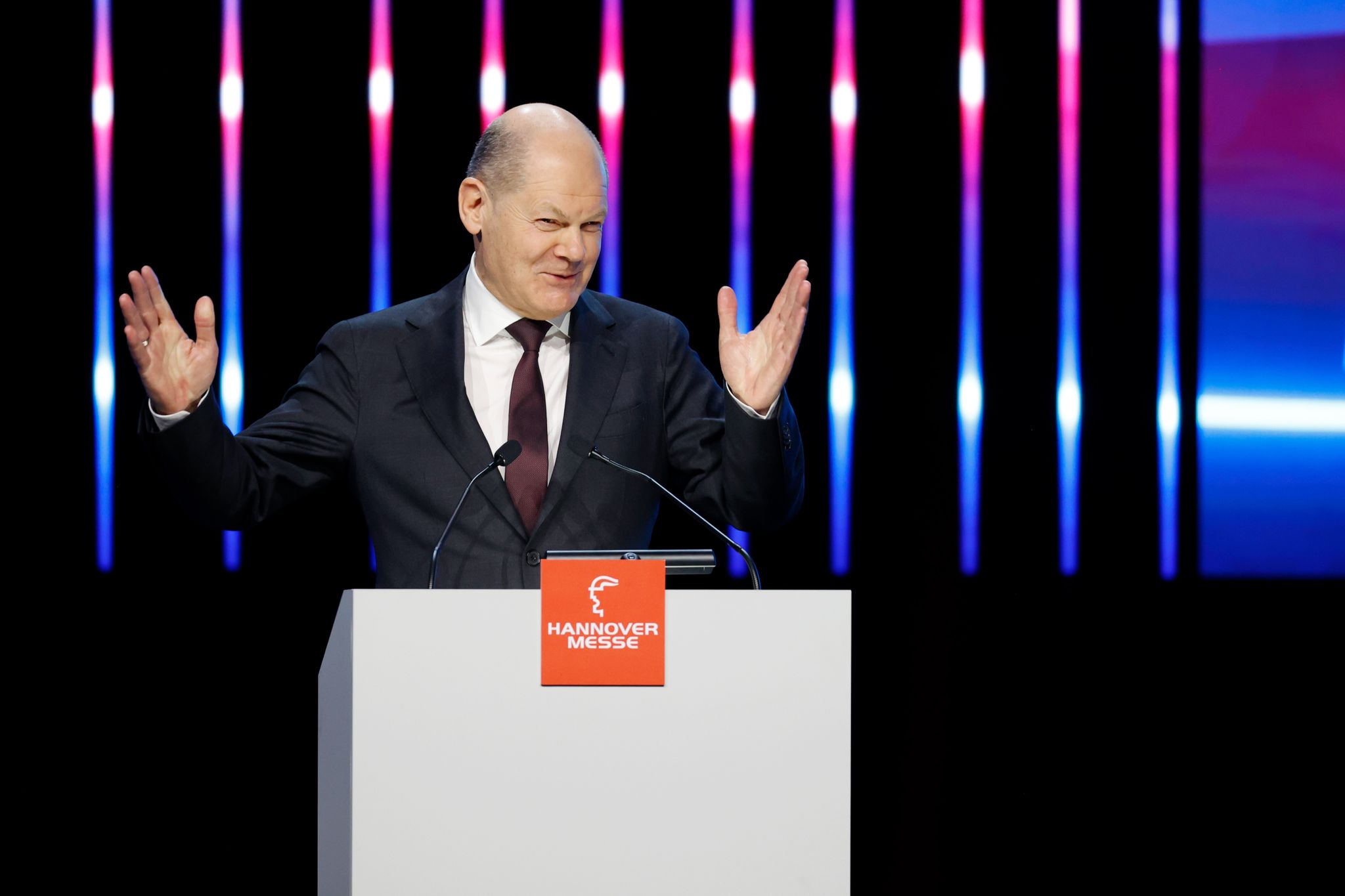 Kanzler Scholz eröffnet Hannover Messe